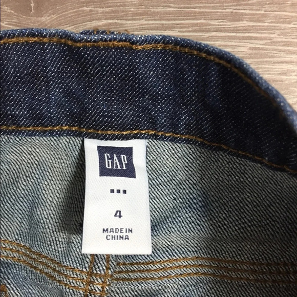 NWOT GAP Denim Jean Mini Skirt Size 4 - Picture 4 of 10